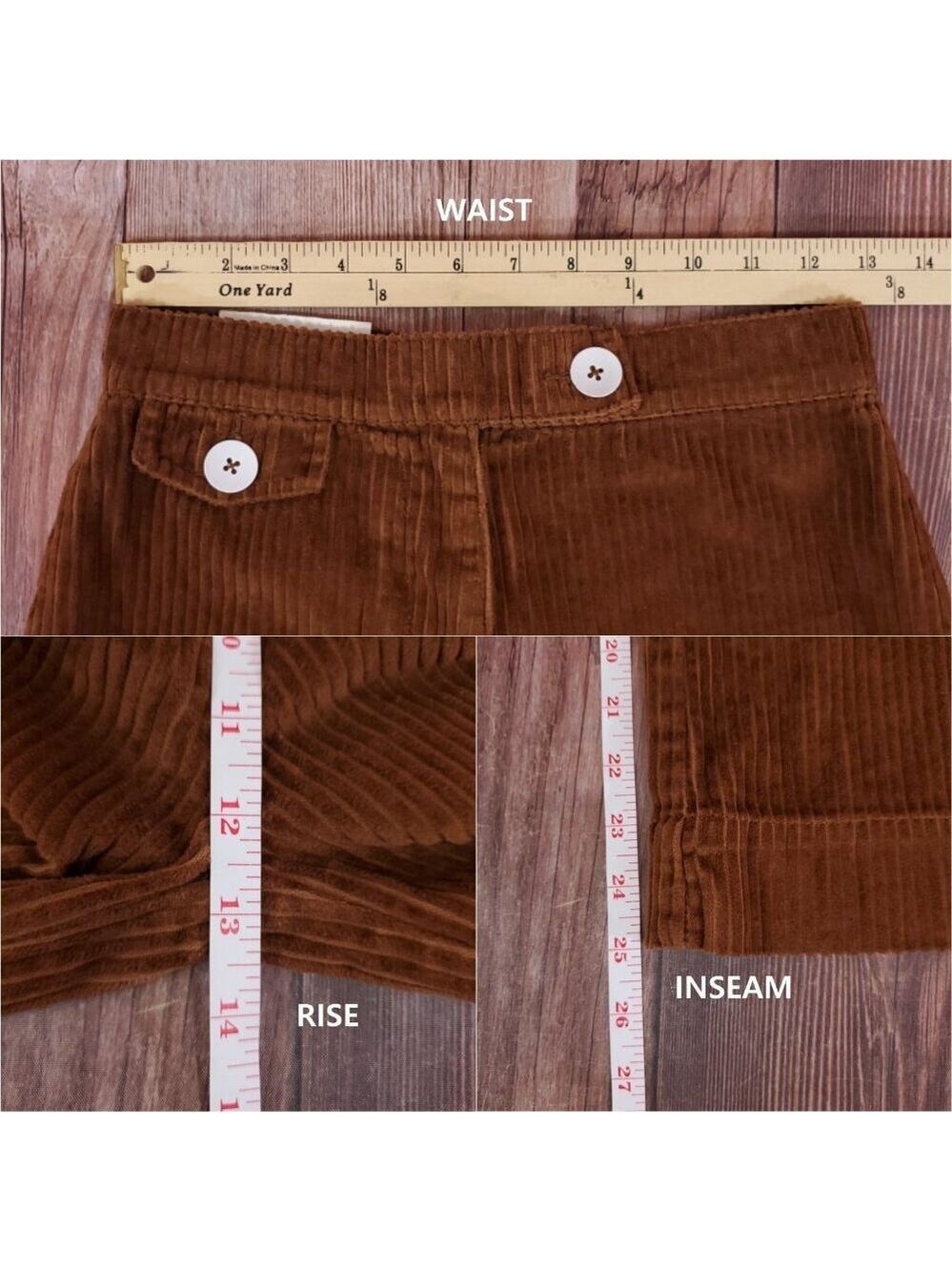 NWT Zara Womens Size 2 The Marine Culotte in Sweet Corduoiry Wide Leg Pants - Picture 15 of 15